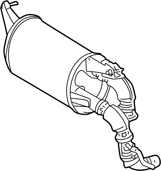 View 1743022370 Exhaust Muffler Full-Sized Product Image