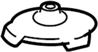View 4804417030 Coil Spring Insulator (Front, Upper, Lower) Full-Sized Product Image