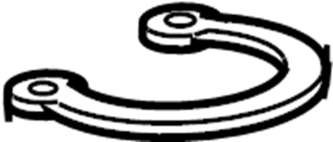 View 4868117040 Suspension Shock Absorber / Strut Mount Gasket (Front) Full-Sized Product Image