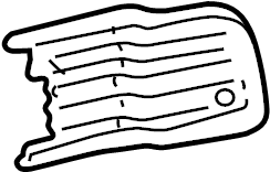 View 5215217020 Bumper Cover Spacer Panel (Rear, Upper, Lower) Full-Sized Product Image
