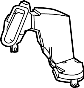 View G92E160010 DUCT, HV BATTERY INTERIOR. Intake duct.  Full-Sized Product Image