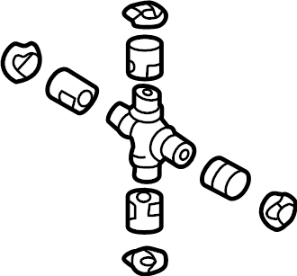 View 0437160070 Universal Joint Full-Sized Product Image
