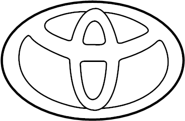 View 7531102050 Grille Emblem Full-Sized Product Image