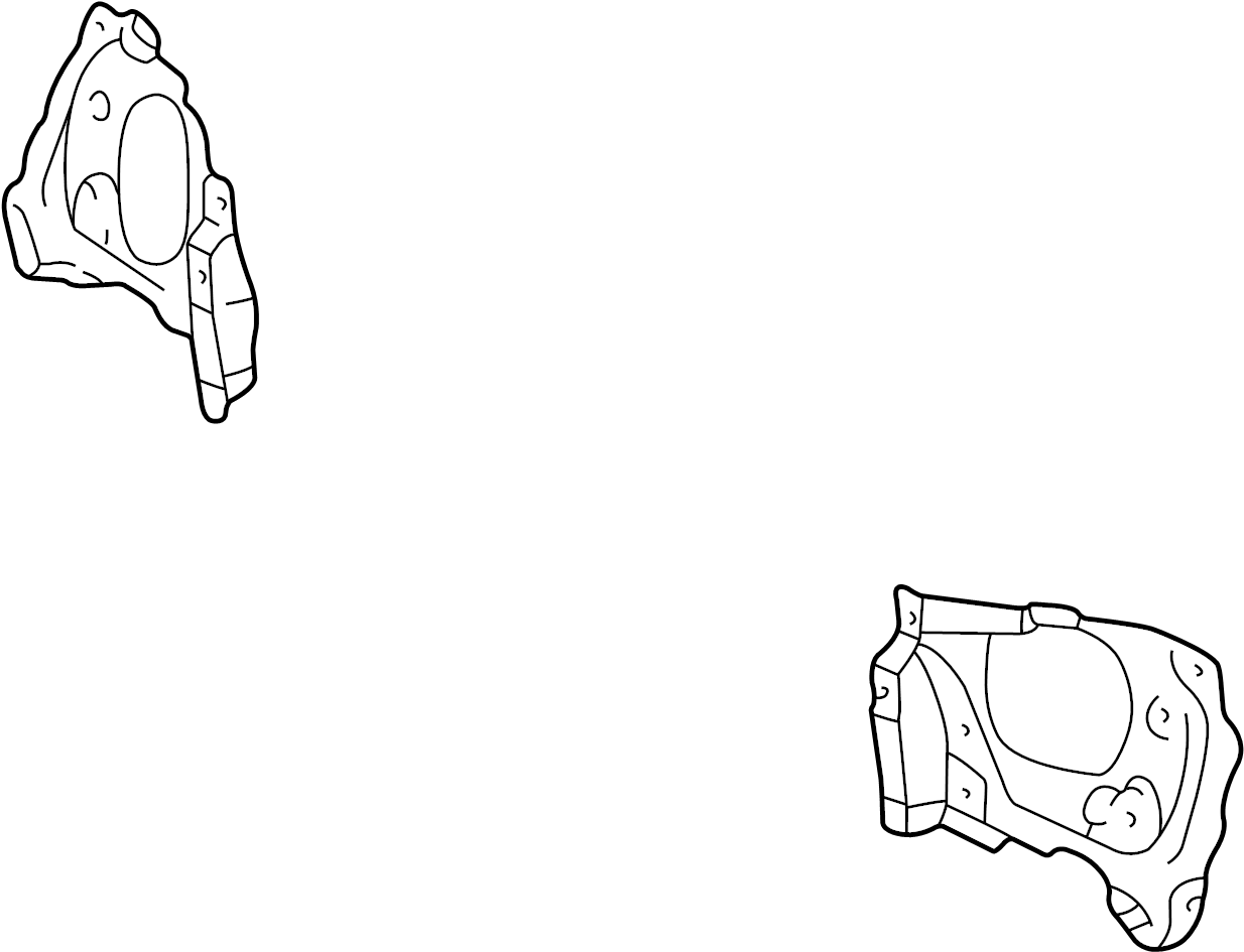 View 5321202020 Radiator Support Side Panel (Left, Upper) Full-Sized Product Image