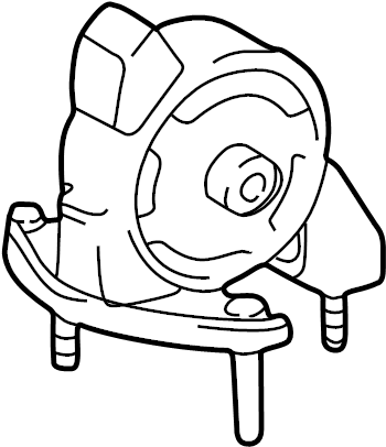 View 123710D010 Manual Transmission Mount (Rear) Full-Sized Product Image
