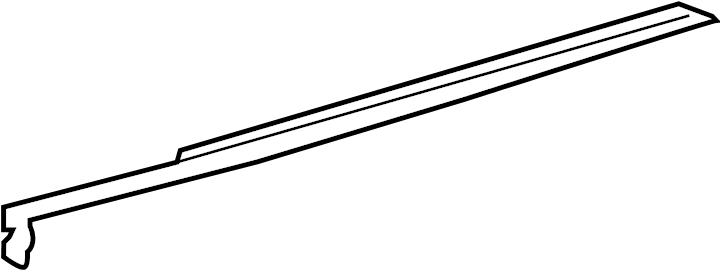 View 7571002050 Door Belt Molding (Front) Full-Sized Product Image
