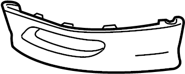 View 7608302030C0 Spoiler (Front) Full-Sized Product Image