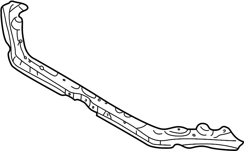 View 5321602909 Radiator Support Tie Bar (Upper) Full-Sized Product Image