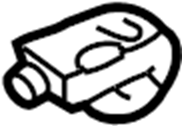 View 5360102020B0 Hood Release Handle Full-Sized Product Image