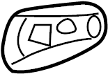 View 69227AA010D3 Exterior Door Handle Cover (Rear) Full-Sized Product Image