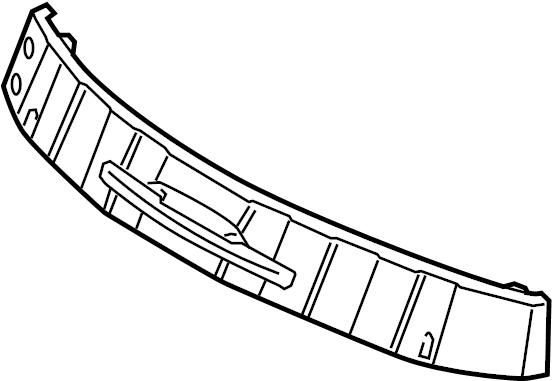 View 5261102170 Bumper Impact Absorber (Front, Upper) Full-Sized Product Image