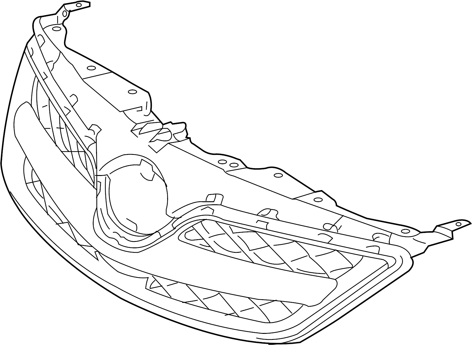View 5310002410E0 Grille (Upper) Full-Sized Product Image