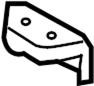 View 5214202100 Bumper Cover Bracket (Front, Upper, Lower) Full-Sized Product Image