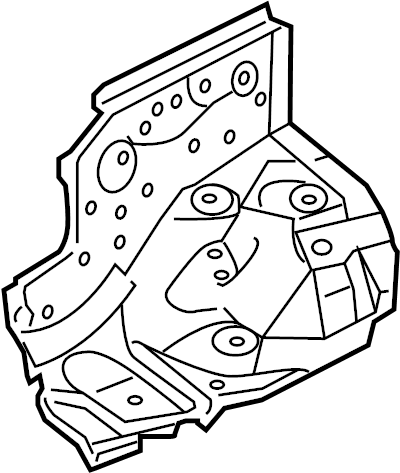 View 5371112280 Fender Apron (Front, Rear, Lower) Full-Sized Product Image