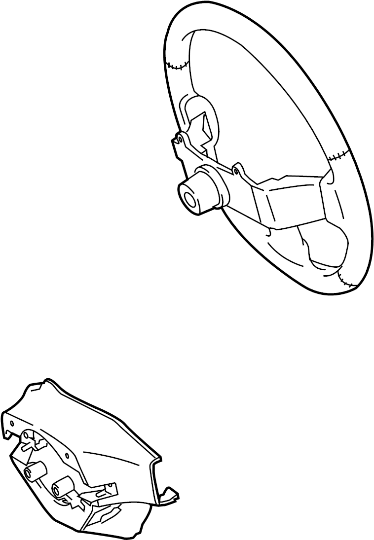 View 4510002F00B1 Wheel, Steering.  Full-Sized Product Image