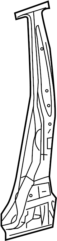 View 6103802913 Body B-Pillar Reinforcement (Lower) Full-Sized Product Image