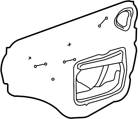 View 6783102241 Door Water Deflector (Front) Full-Sized Product Image