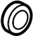 View 69318AA010 Door Latch Seal Full-Sized Product Image