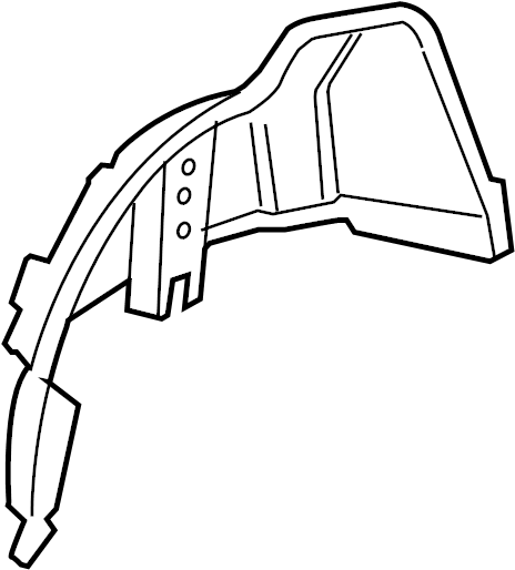 View 6160802490 Wheel Housing Side Panel Full-Sized Product Image