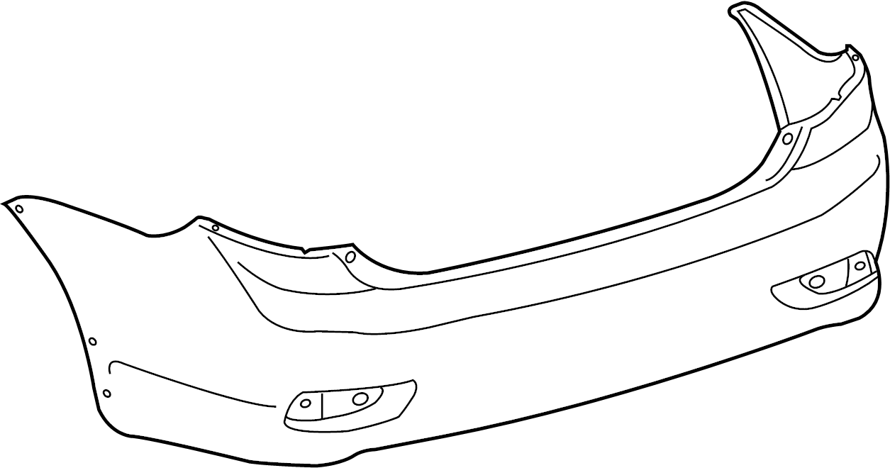 View 5215912941 Bumper Cover (Rear) Full-Sized Product Image