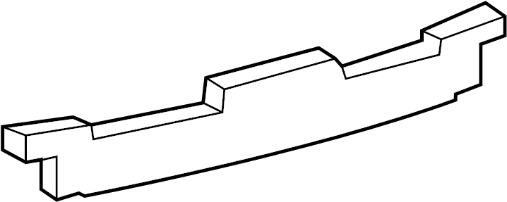 View 5261502150 Bumper Impact Absorber (Rear) Full-Sized Product Image