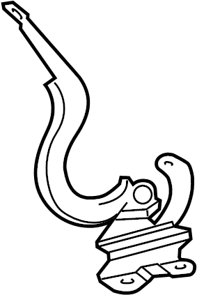 View 5341002220 Hood Hinge (Right, Front) Full-Sized Product Image