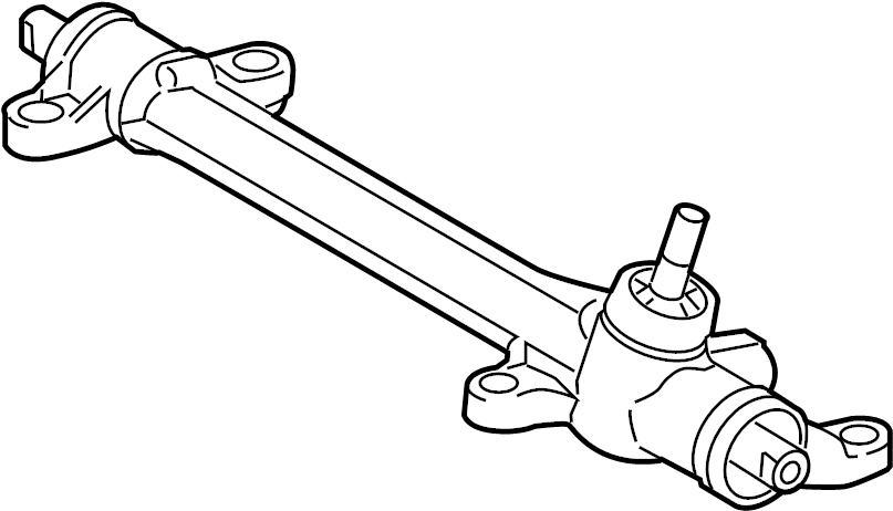 View 4551002490 Rack and Pinion Assembly Full-Sized Product Image