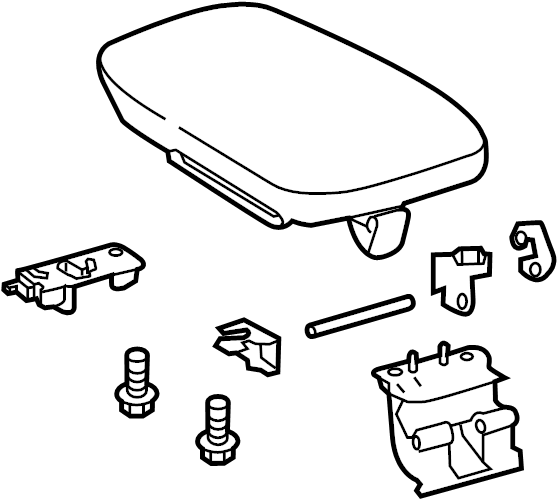 View 5890502820A1 Console Armrest Full-Sized Product Image