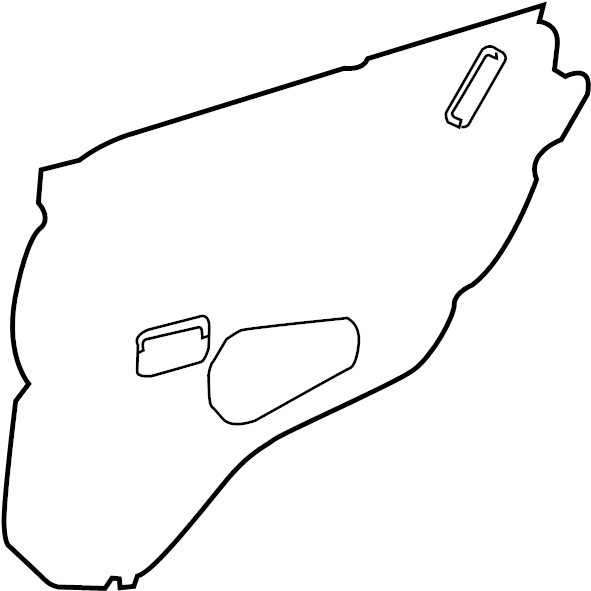 View 6784202240 Door Water Deflector (Rear) Full-Sized Product Image