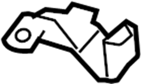 View 7721802060 Fuel Filler Neck Mount Plate (Front) Full-Sized Product Image