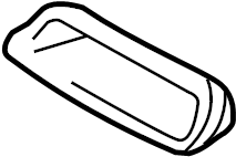 View 7618135901 Hood Scoop (Rear) Full-Sized Product Image