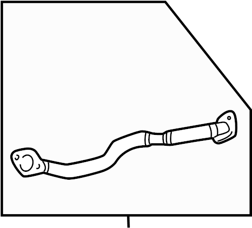 View 1741028460 Pipe. Exhaust. (Front) Full-Sized Product Image