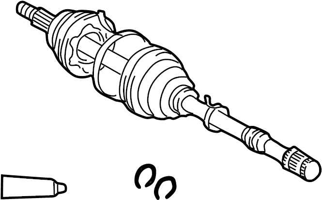 View 4346049076 CV Joint Kit (Front) Full-Sized Product Image