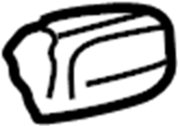 View 6922742070G0 Exterior Door Handle Cover (Rear) Full-Sized Product Image