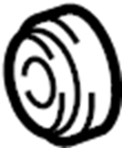 View 9036830002 Differential Pinion Bearing (Front, Rear) Full-Sized Product Image