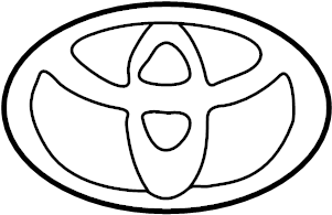 View 753110C010 Grille Emblem Full-Sized Product Image