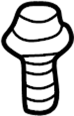 View 9008011368 Headlight Mounting Bolt (Lower) Full-Sized Product Image