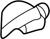 View 538680C020 Seal. Fender. (Front, Upper) Full-Sized Product Image