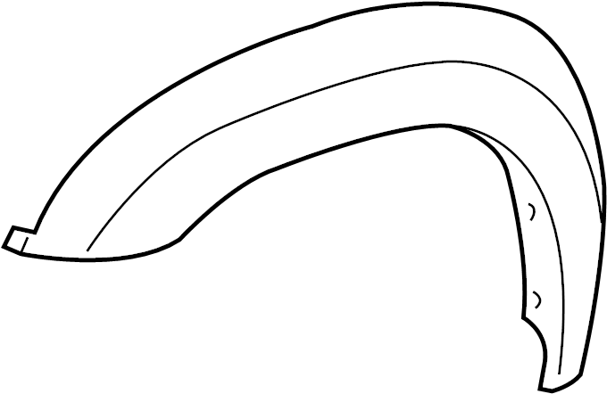 View 756120C901 Fender Flare (Front) Full-Sized Product Image