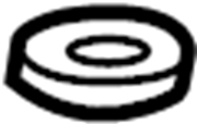View 9020110012 Body Mount Cushion Washer (Front) Full-Sized Product Image