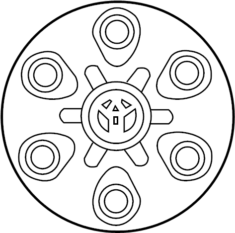 View 42603AF030 Wheel Cap Full-Sized Product Image
