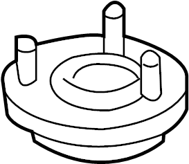 View 486090C021 Suspension Shock Absorber Mount (Front, Upper) Full-Sized Product Image