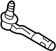 View 4504609210 Steering Tie Rod End Full-Sized Product Image