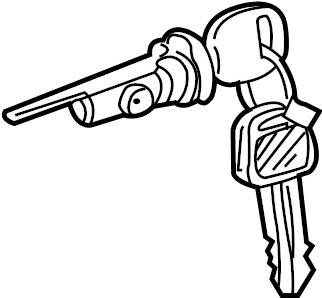 View 6905734040 Ignition Lock Cylinder Full-Sized Product Image