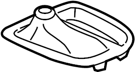 View 588080C020 Automatic Transmission Shift Cover Plate Full-Sized Product Image