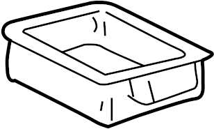 View 589600C010 Console Compartment (Front) Full-Sized Product Image