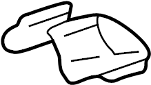 View 721370C140E0 Seat Track Cover (Lower) Full-Sized Product Image