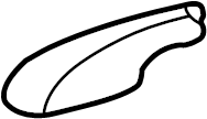 View 634920C011 Roof Rack Cover (Front, Upper) Full-Sized Product Image