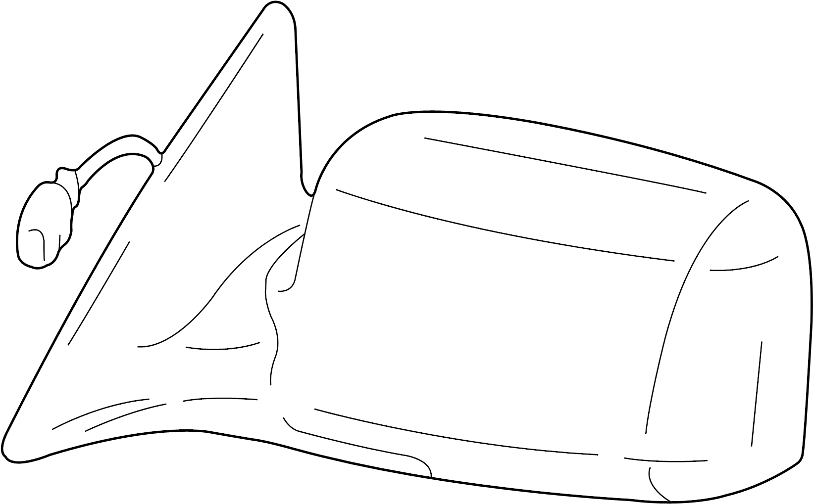 View 879400C240 Door Mirror (Left, Right, Rear) Full-Sized Product Image