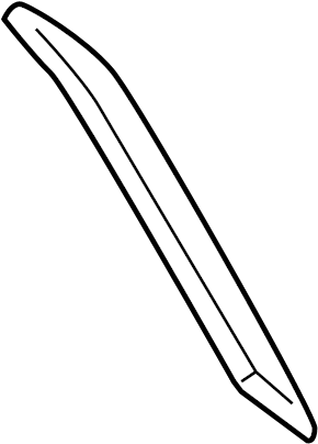 View 758160C901 Liftgate Reveal Molding (Upper) Full-Sized Product Image